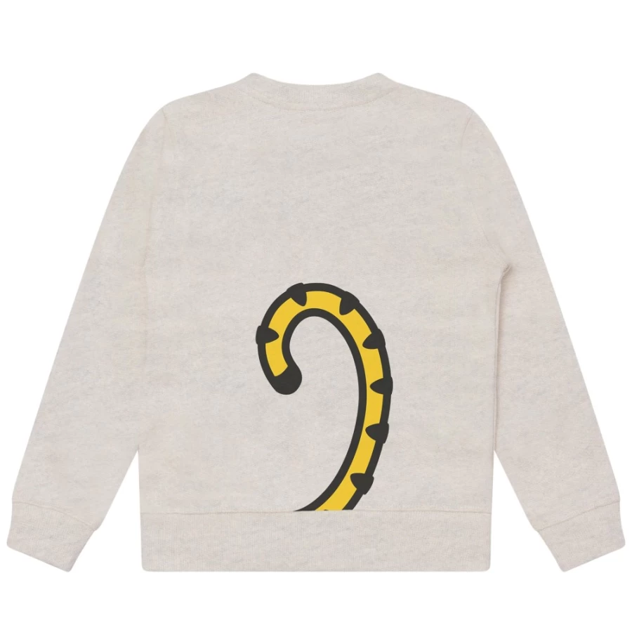 KENZO KIDS Girls Light Grey Sweatshirt | Casual Kids Hoodie