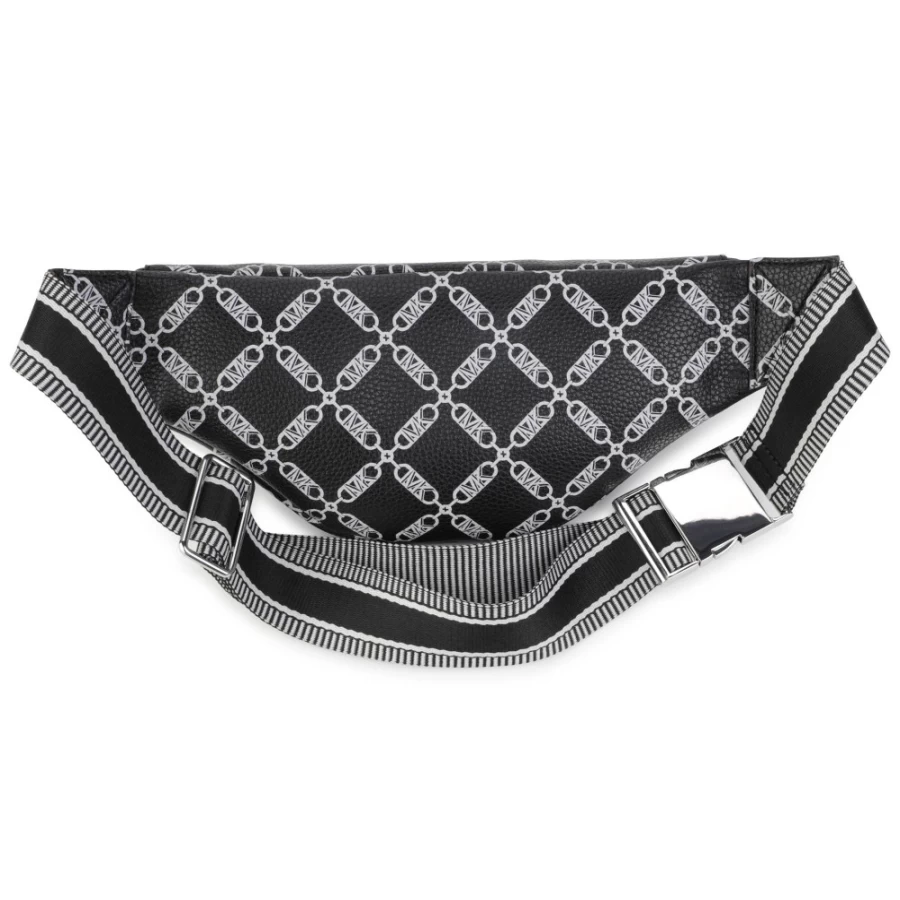 MICHAEL KORS Black Printed Belt Bag for Women - Stylish Crossbody Fanny Pack