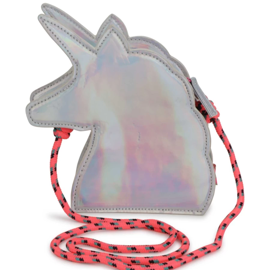 BILLIEBLUSH White Unicorn and Star Handbag for Girls - Fantasy Themed Kids Purse