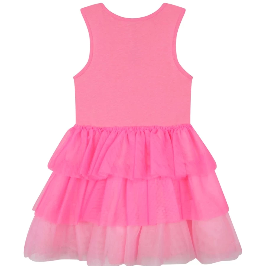 BILLIEBLUSH Pink Tulle and Sequin Dress for Girls - Sparkling Party Gown