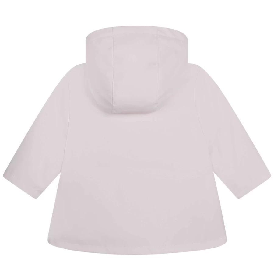 CARREMENT BEAU Pink Yellow Water-Repellent Raincoat for Girls