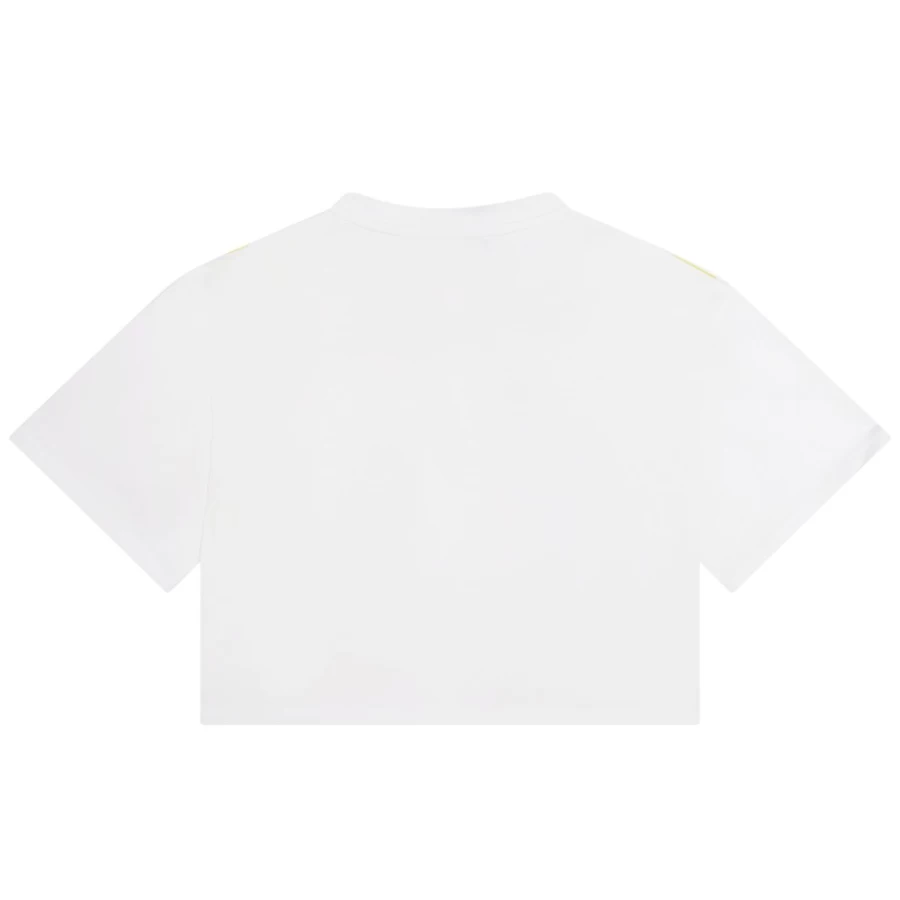 DKNY Girls' Lemon Short-Sleeved T-Shirt for Summer