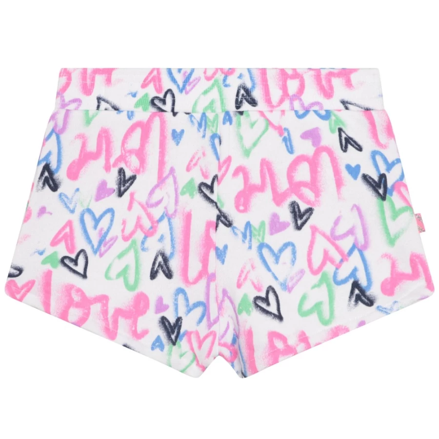 BILLIEBLUSH Girls' Fleece Shorts in Raspberry - Soft & Comfortable Winter Shorts for Kids