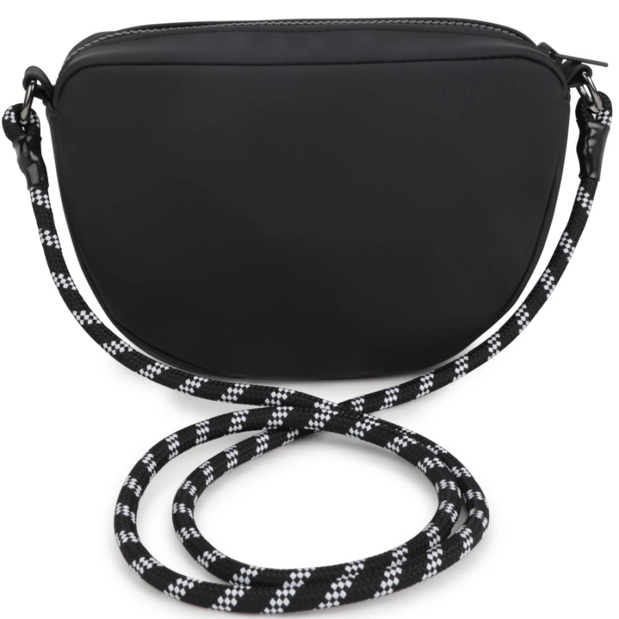 DKNY Black Coated Leather Handbag for Girls - Stylish & Durable Women's Purse
