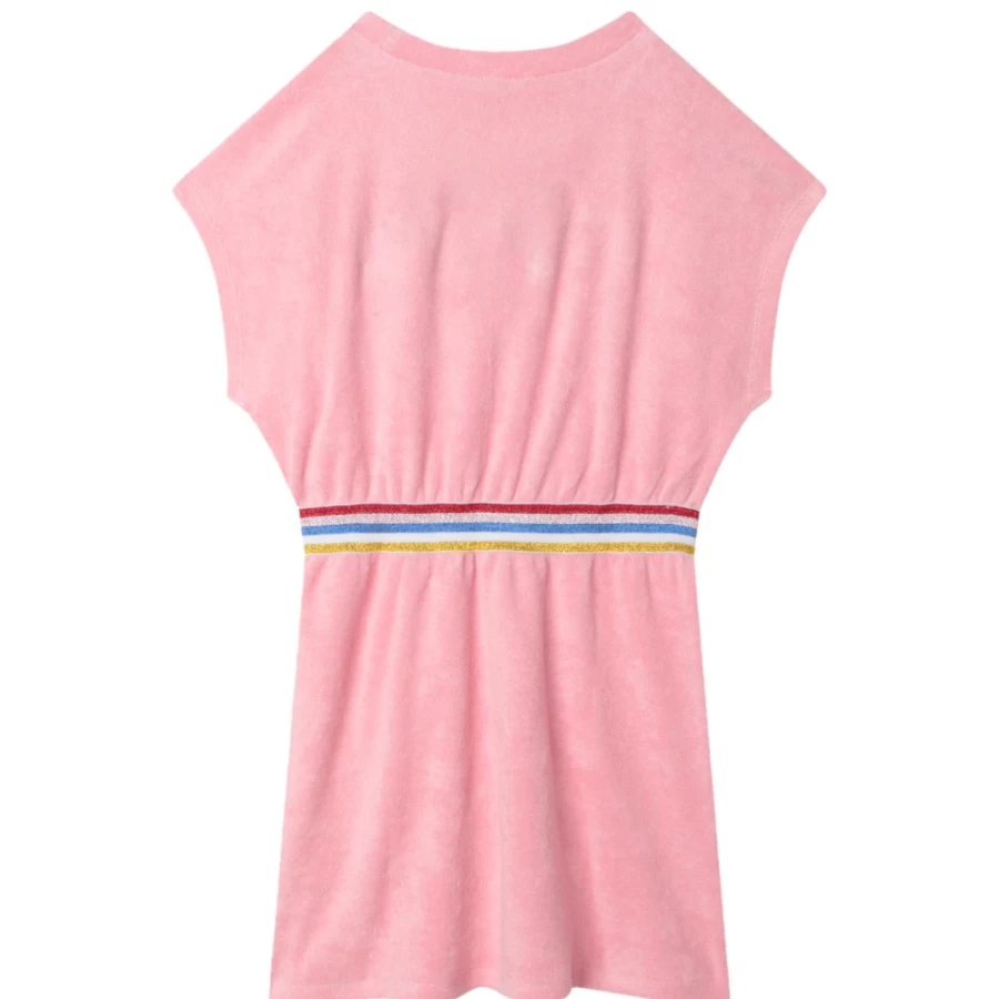 SONIA RYKIEL Girls' Pink Washed Pink Terrycloth Dress for Kids
