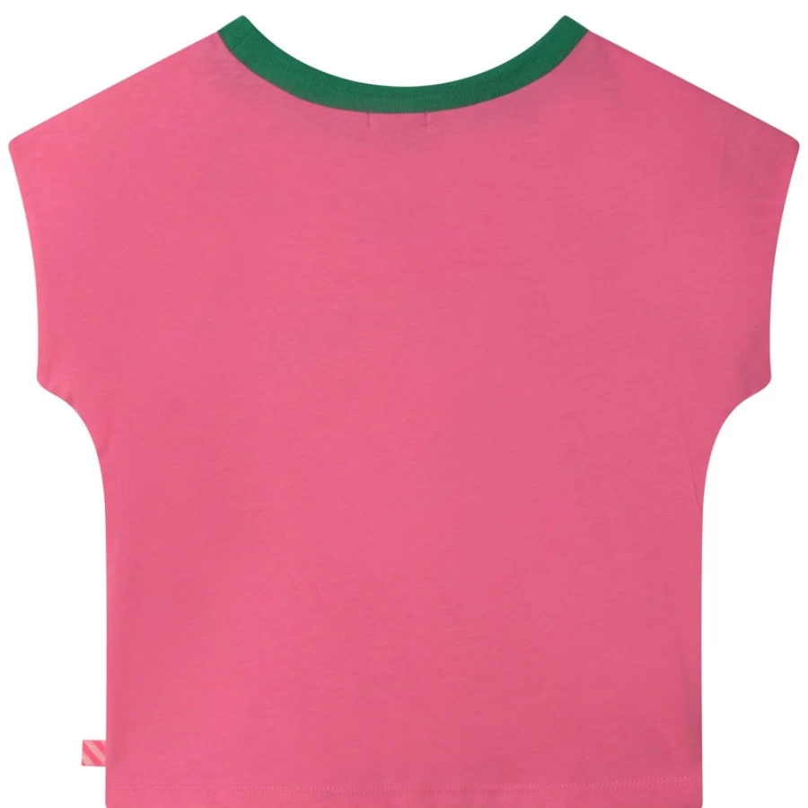 BILLIEBLUSH Pink Sleeveless T-Shirt for Girls - Trendy Summer Top