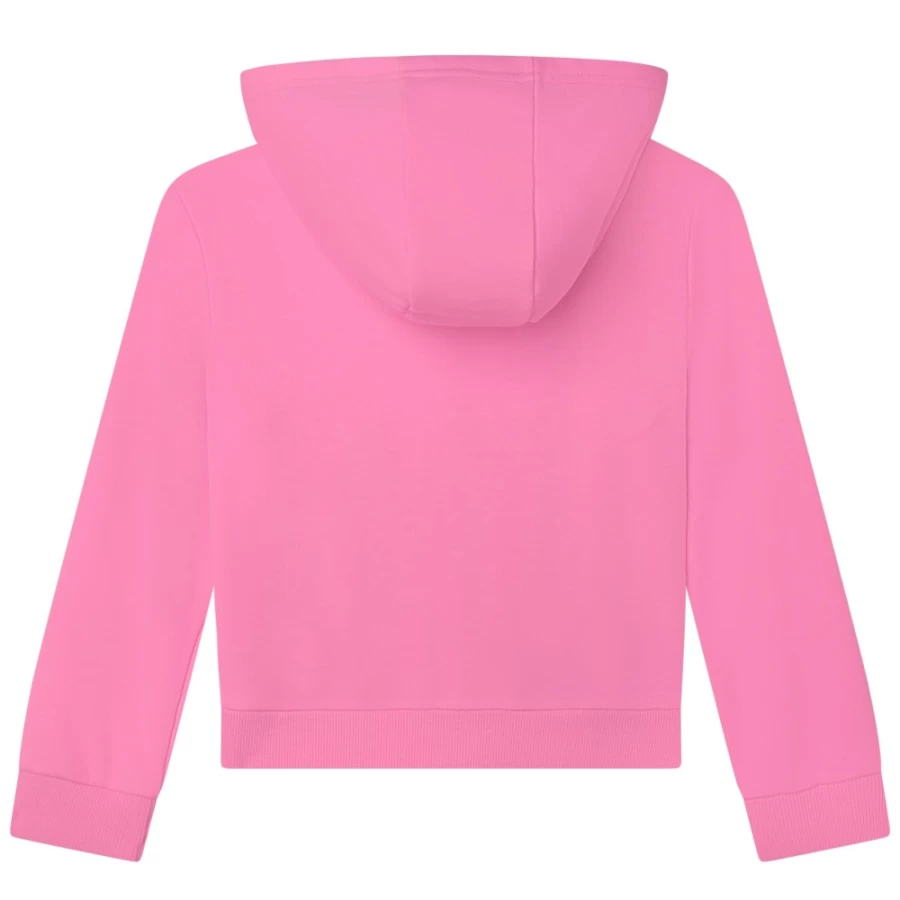 BILLIEBLUSH Pink Hooded Cardigan for Girls - Soft & Stylish