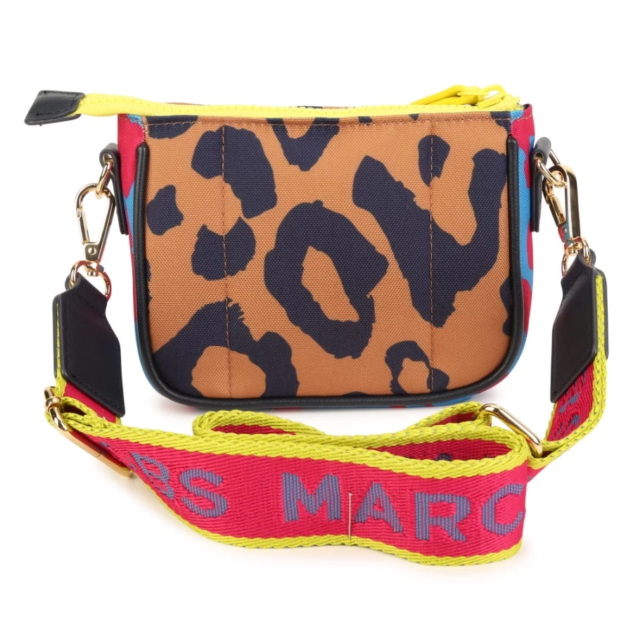 MARC JACOBS Leopard-Print Shoulder Bag for Women, Stylish Animal Pattern Purse