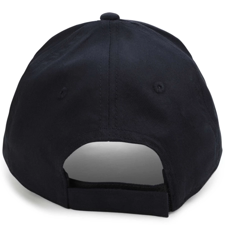 MICHAEL KORS Navy Cotton Canvas Baseball Cap for Girls