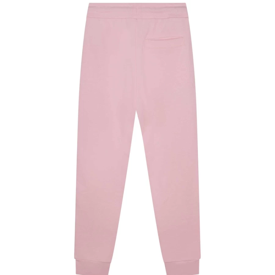 MICHAEL KORS Girls Pink Washed Fleece Jogging Pants for Comfort & Style