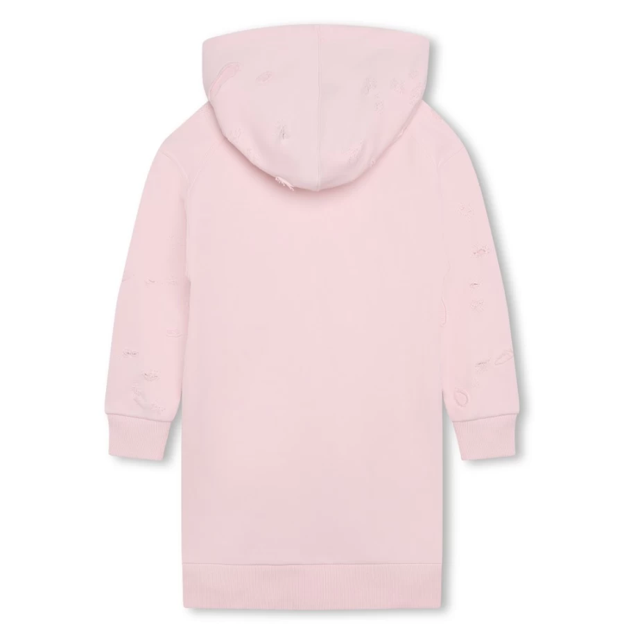 GIVENCHY Girls' Straight Brushed Fleece Dress in Marshmallow (44Z) - Soft Comfortable Winter Outfit