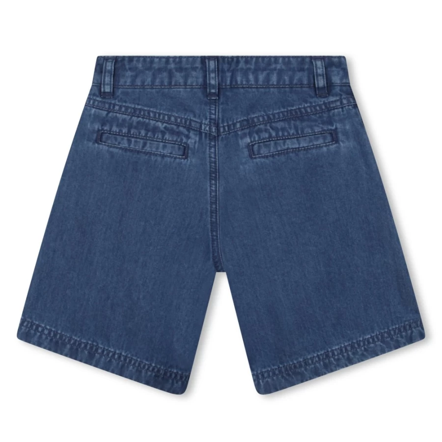 BOSS Girls' Stone Washed Denim Shorts for Kids - Stylish & Comfortable