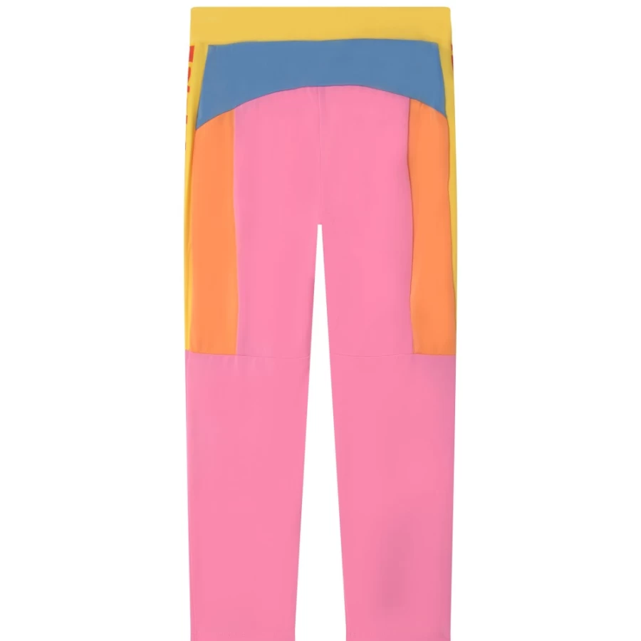 MARC JACOBS Girls' Apricot Multicolored Leggings for Kids