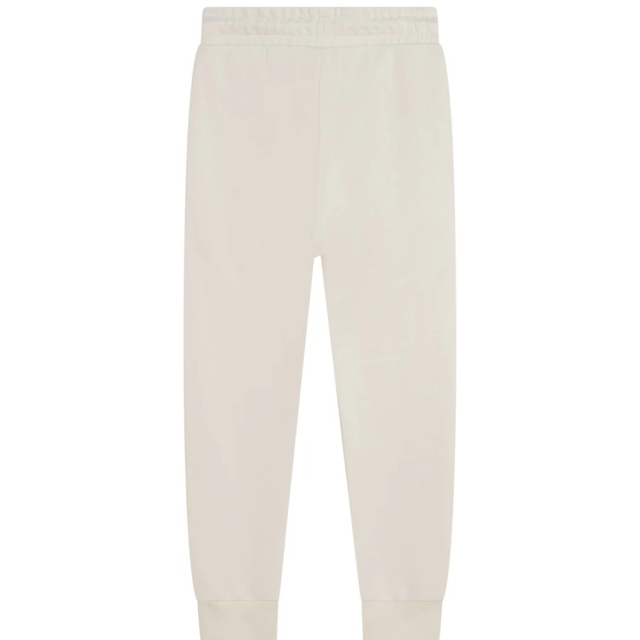 DKNY Girls' White Fleece Jogging Pants for Comfort & Style