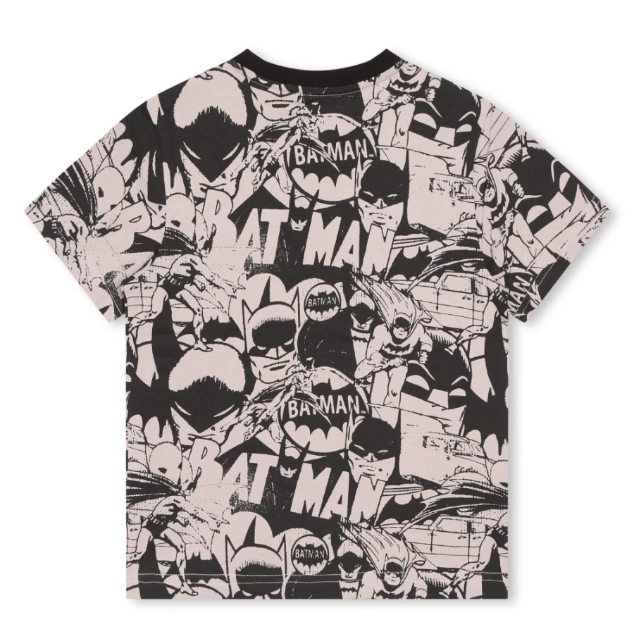 DKNY Girls' Black Short-Sleeved T-Shirt for Casual Wear