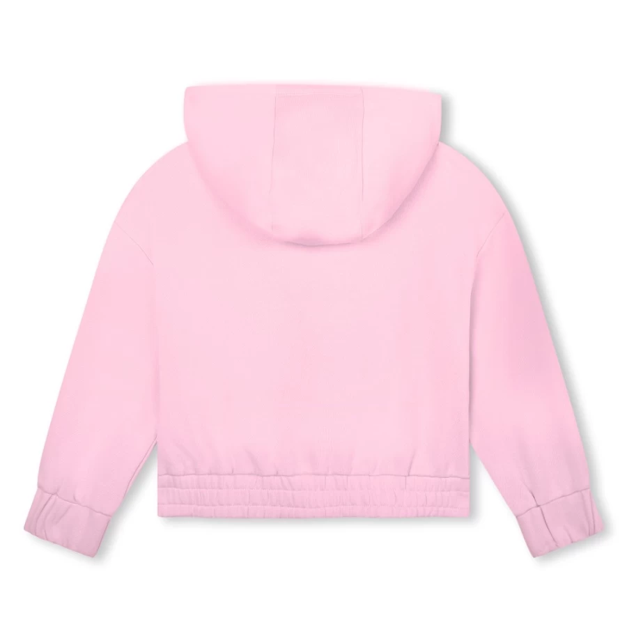 BILLIEBLUSH Pink Fleece Sweatshirt for Girls - Cozy & Stylish Pullover