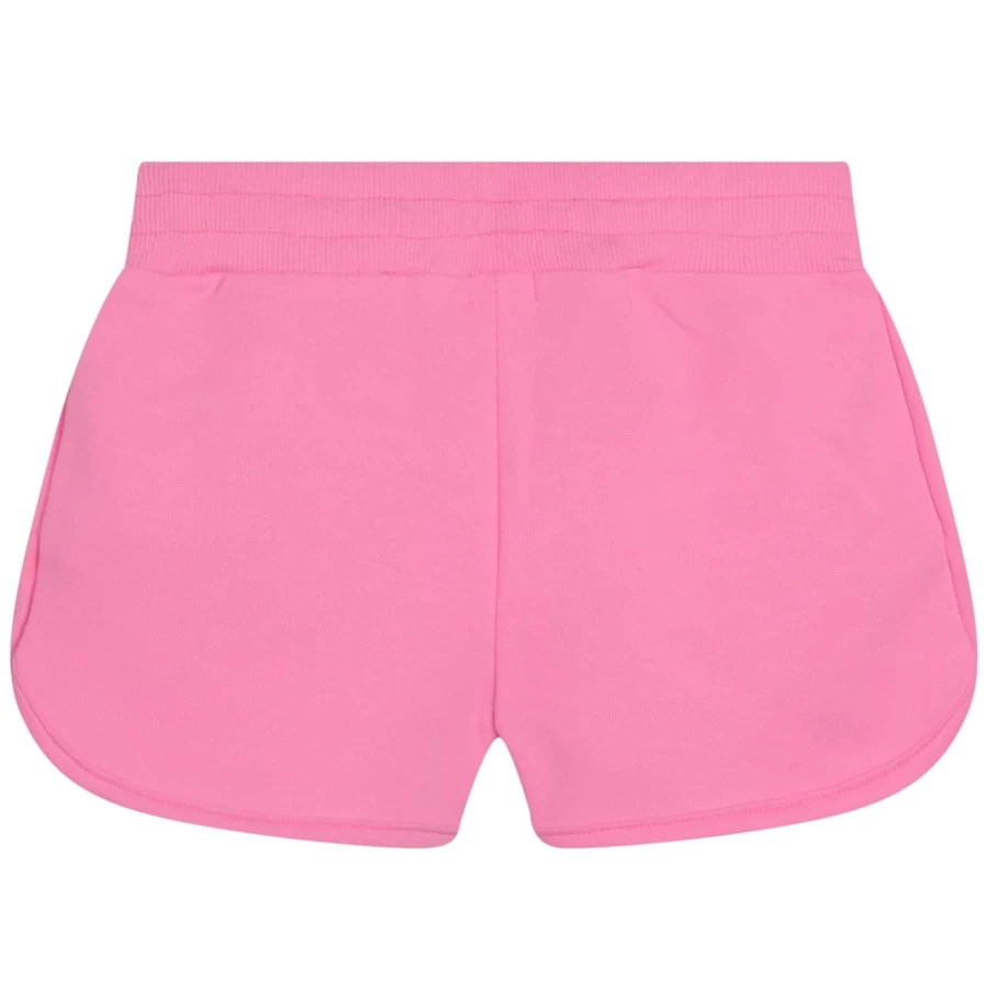 BILLIEBLUSH Pink Fleece Sequined Shorts for Girls - Sparkly Comfortable Winter Wear