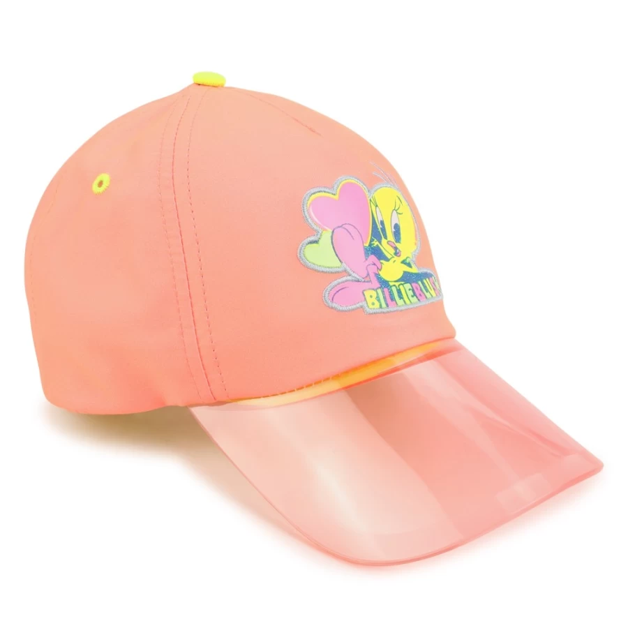 BILLIEBLUSH Tweety Cap for Girls - Soft Apricot Adjustable Baseball Hat