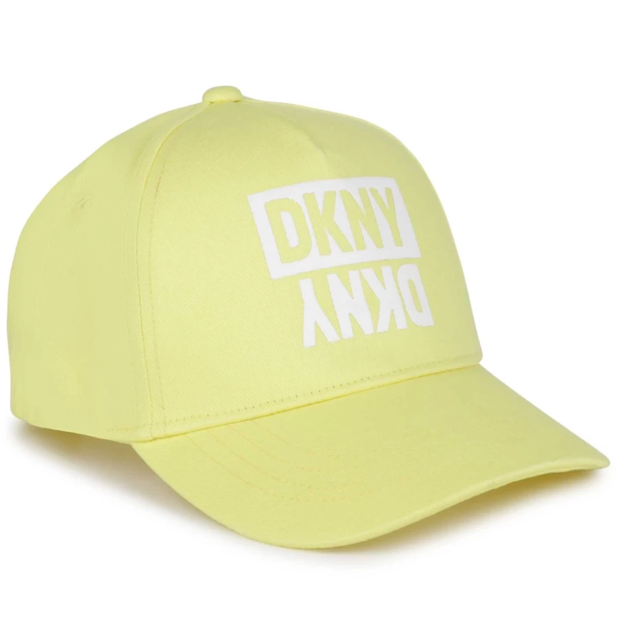DKNY Girls' Lemon Adjustable Cotton Cap - Stylish & Comfortable Summer Hat