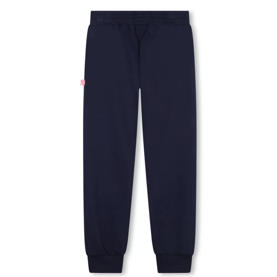 BILLIEBLUSH Girls Navy Fleece Jogging Pants for Comfort & Warmth