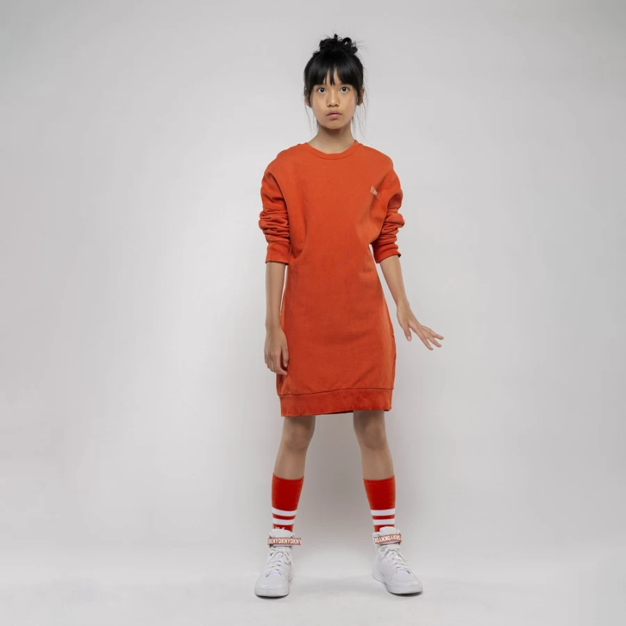 DKNY Girls' Poppy Color Long Socks With Custom Logo Design