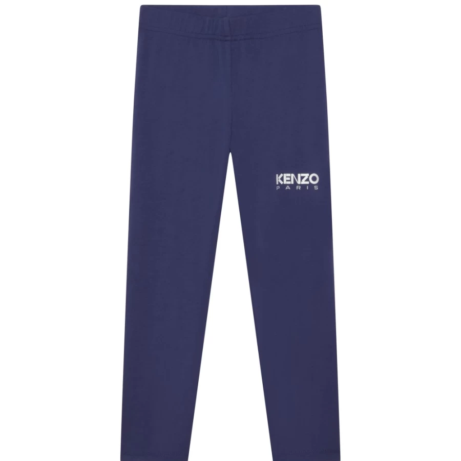 KENZO KIDS Girls Blue Leggings for Comfort & Style