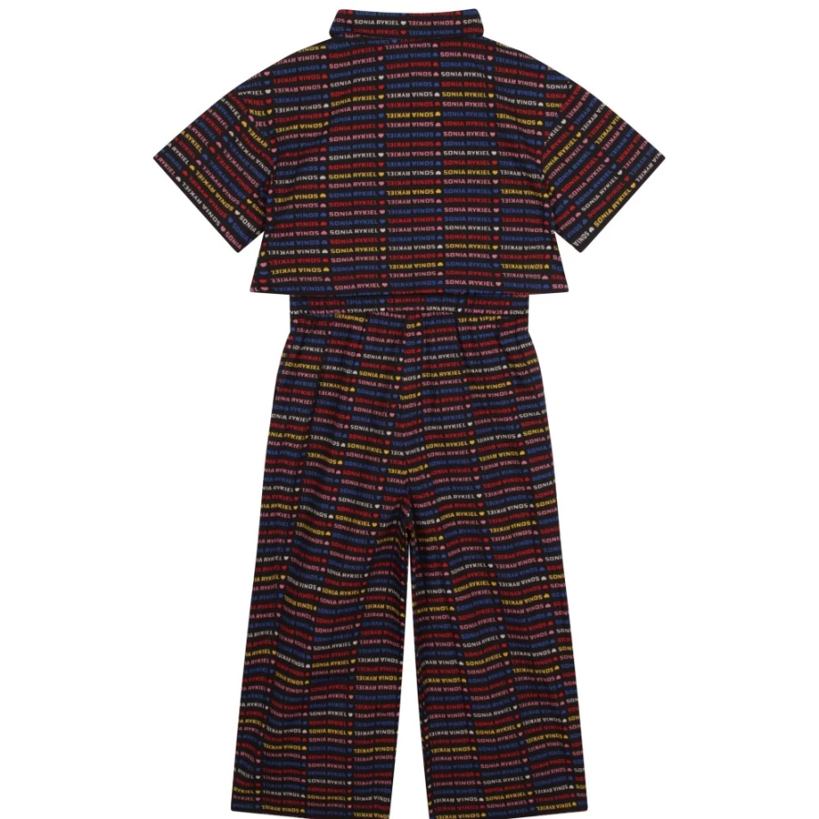 SONIA RYKIEL Girls' Multicoloured Cotton Jumpsuit - Stylish & Comfortable Outfit