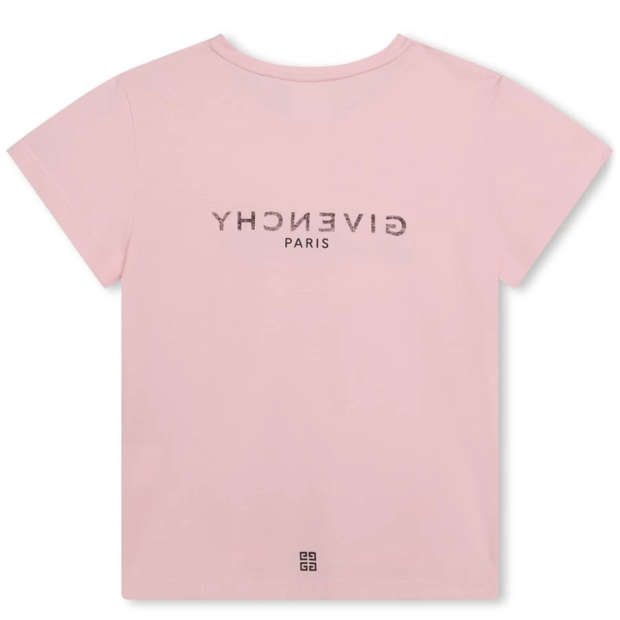 Givenchy Marshmallow Print T-Shirt for Girls - Stylish Mirror Design Fashion Tee